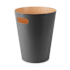 Umbra Woodrow 7.6 Liter Wood Free Standing Trash Can Charcoal